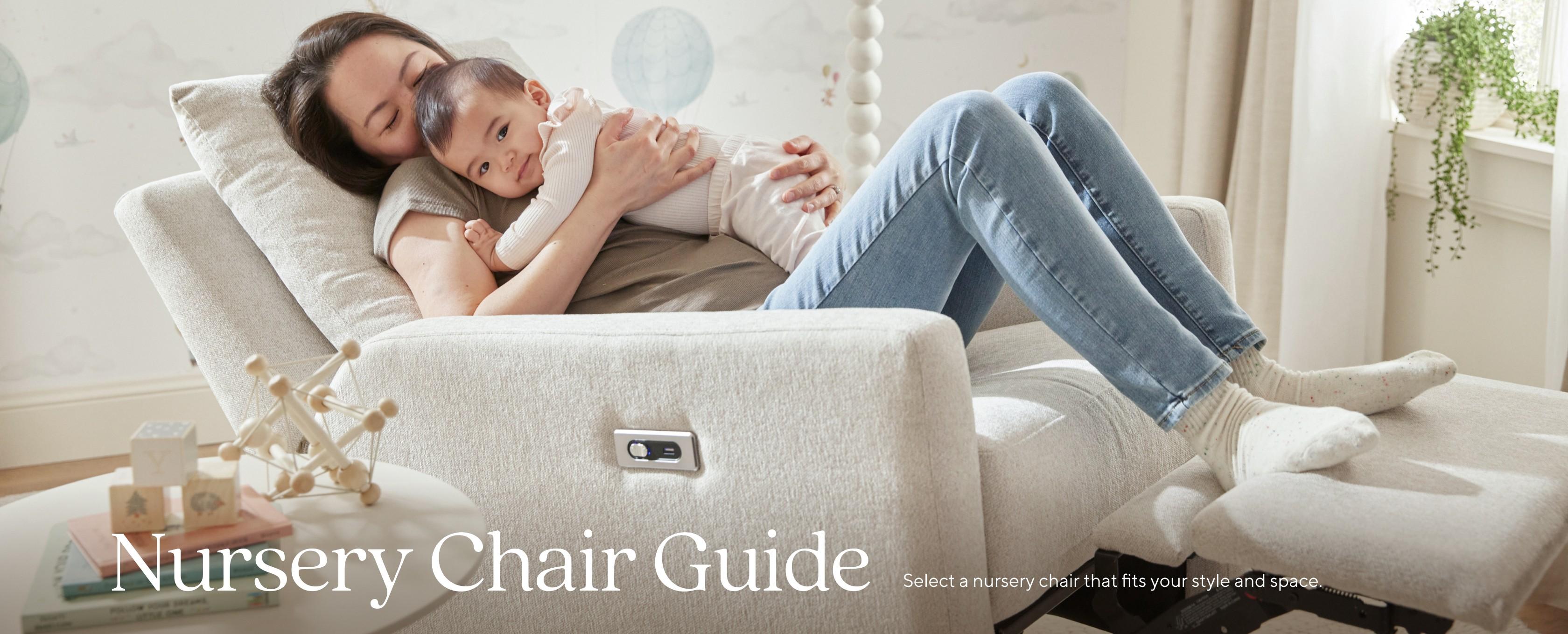 Nursery Seating Guide | Select a nursery chair that fits your style and space